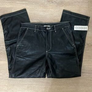 Urban Outfitters BDG Lelia Faux Leather Carpenter Pants(142)